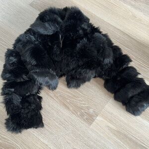 Black Faux Fur Jacket